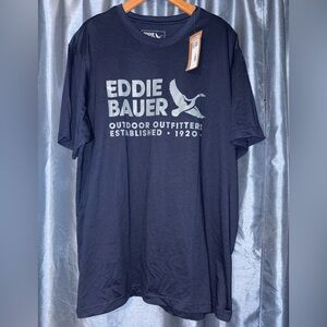 NWT Eddie Bauer Men's Dark Blue Graphic Tee